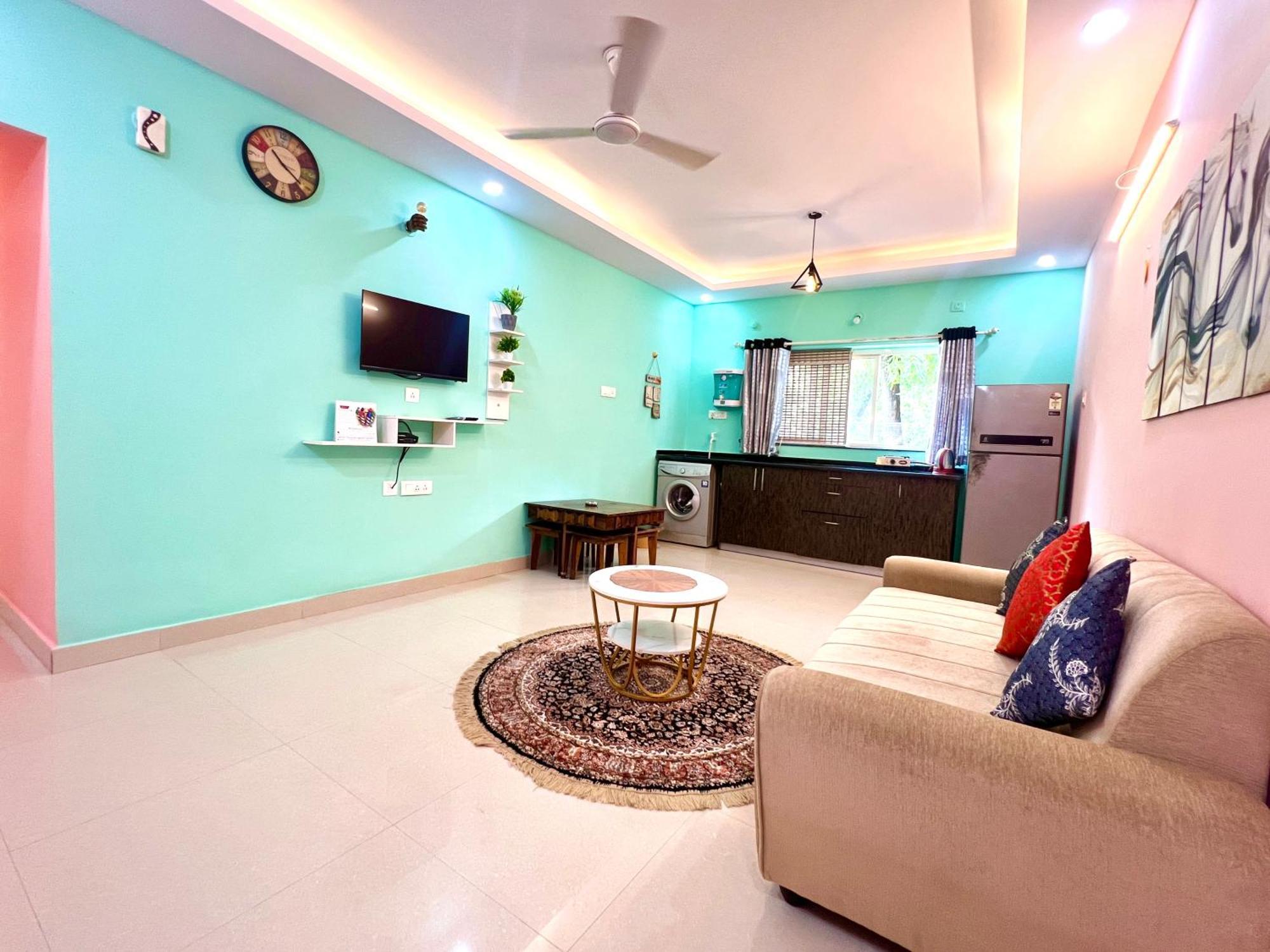2Bhk Stunning Apartment With Pool Vagator Esterno foto
