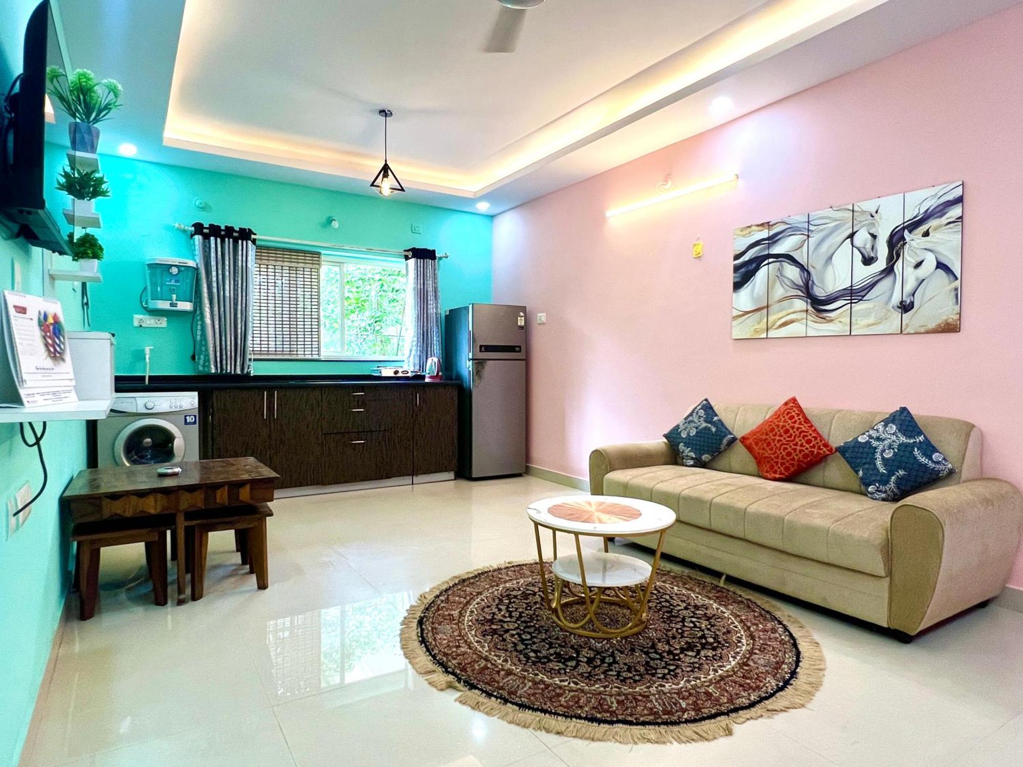 2Bhk Stunning Apartment With Pool Vagator Esterno foto