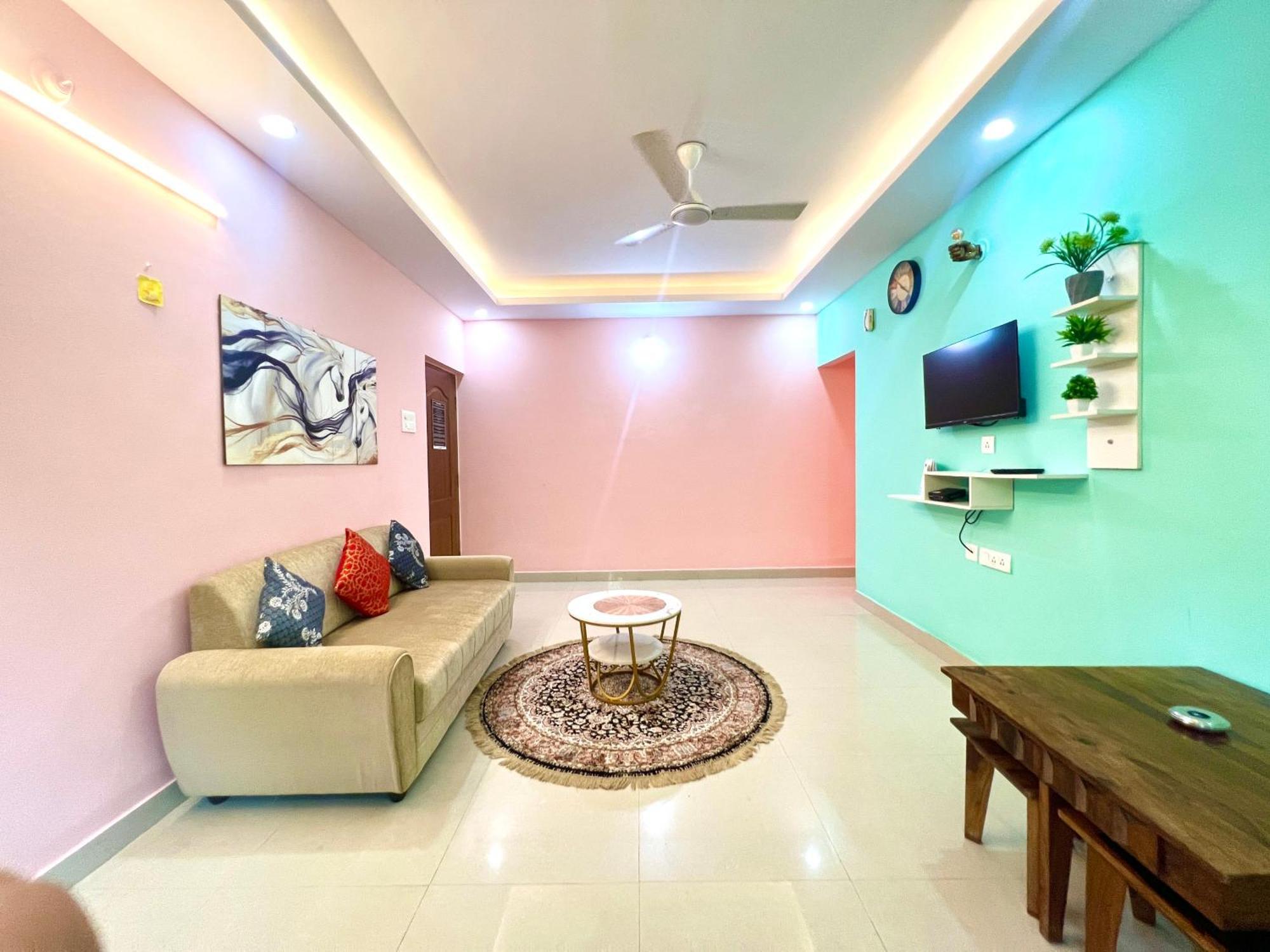 2Bhk Stunning Apartment With Pool Vagator Esterno foto